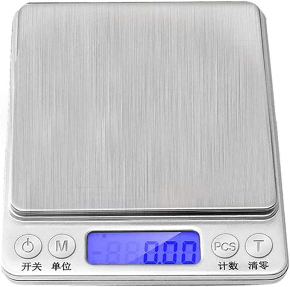 Besseme Digital Food Scale Rechargeable Digital Kitchen Scales Food Scales Stainless Steel Cooking Scales Backlit Lcd Display 3kg Amazon De Kuche Haushalt