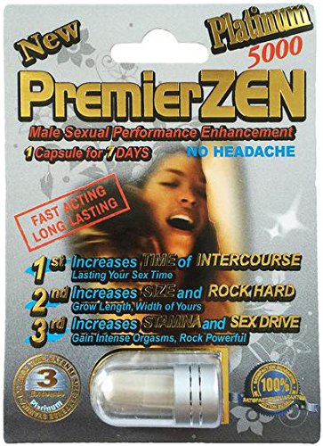 PremierZen Platinum 5000 - 20 Pills Male Enhancement Pill - Fast US Shipping