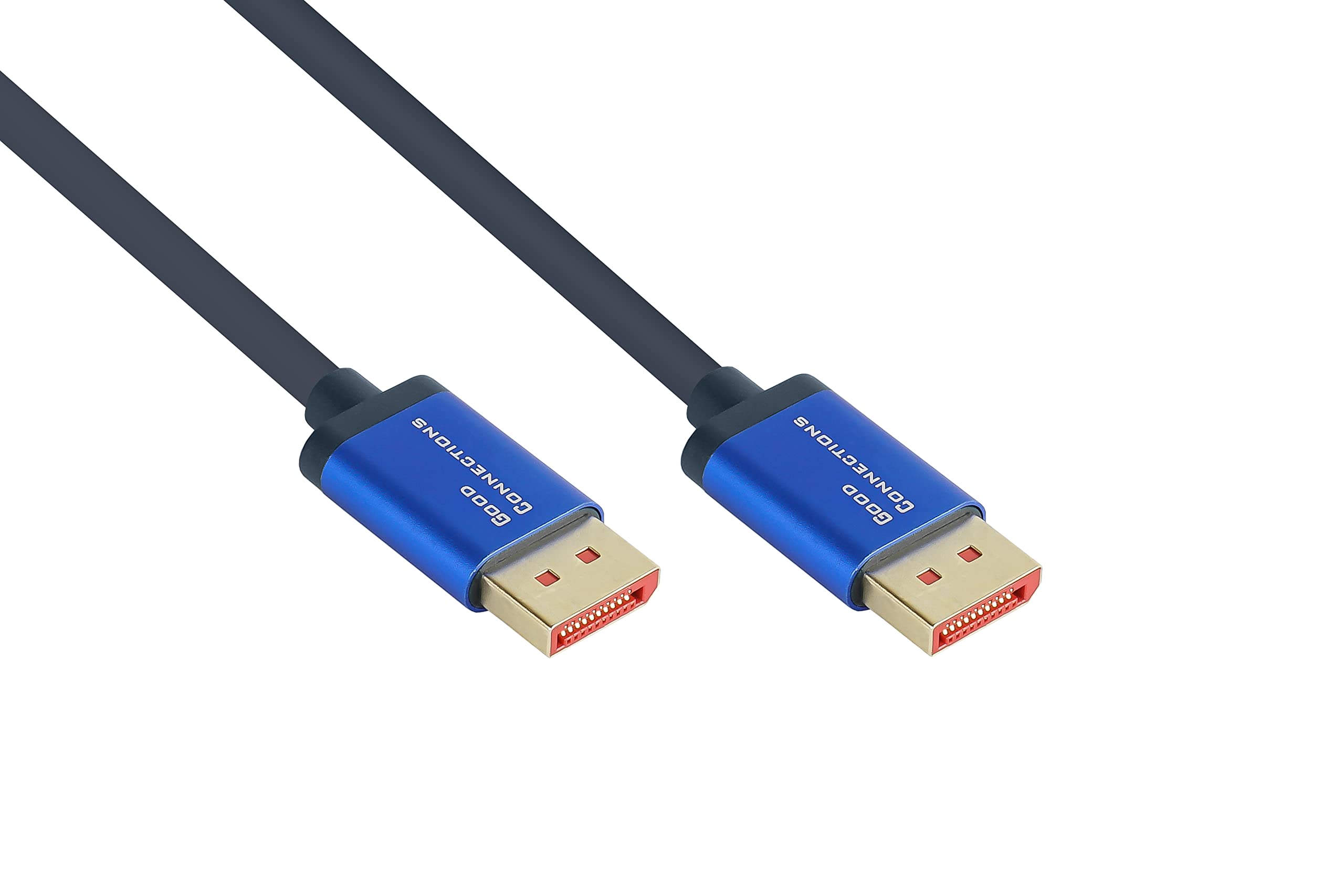 Good Connections SmartFLEX 4521-SF015B Ultra-High-Speed HDMI 2.1 Cable - 8K UHD-2 / 4K UHD - Copper Conductor - Aluminium Housing - Highly Flexible - Dark Blue - PVC Coating - 1.5 m