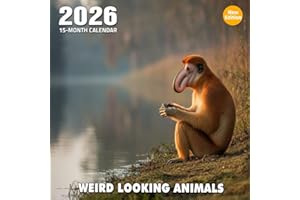Weird Looking Animals 2026 Calendar: Odd and intriguing species from across the globe