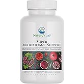 Nature's Lab Super Antioxidant Support - Resveratrol, Acai, Goji Berry, Noni Fruit, Pomegranate - 120 Capsules (60 Day Supply)