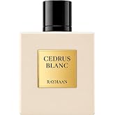 RAYHAAN Cedrus Blanc 3.4 Ounce / 100 ml | Eau de Parfum Spray Aldehydic, Citrus, Floral, Woody Long-Lasting Fragrance for Unisex