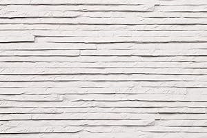 TORURAL White Faux Quartz Stacked Stone Wall Cladding, 3D Small Brick Tiles for Interior and Exterior Walls (12"x6", Sample)