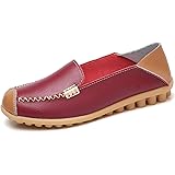 venuscelia women's natural comfort walking flat loafer