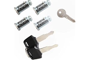 BLKGJTF Lock Core for Car Racks System Components,One-Key Lock Cylinders System Compatible with Thule Racks and Accessories,4 Pack Lock Set