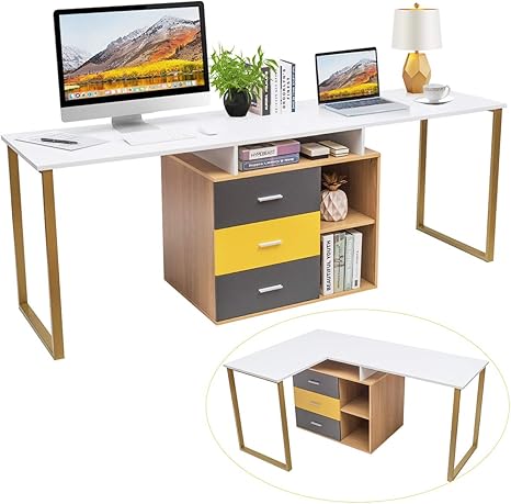 2 person desk