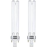 Itsall 9W UV Bulb Compatible with Tetra GreenFree UVC-9, G23 Base, 2-Pack | Compatible with Tetra GreenFree UVC-9, JUP-01, UVE9, CF400, CF500 and UVCP-9 UV systems, 9W G23 base replacement bulb