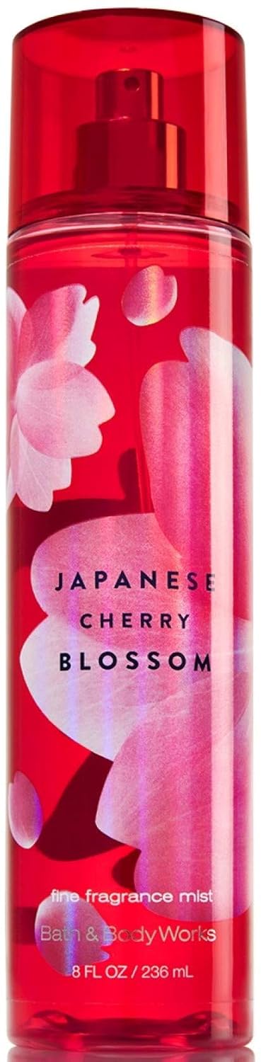Bath & Body Works Japanese Cherry Blossom Set - Shower Gel 10 oz, Fragrance Mist 8 oz, Body Lotion 8 oz : Other Products : Beauty
