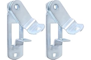 GDW Trailer Cam-Action Hasp Lock Mechanism - Enclosed Trailer Door Latch - Cargo Trailer Door Latch Hasp Keeper for Ramp Padlock Race Bar Lock Handle Enclosed Car Hauler