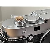 YEWOOP Lf-B Metal Brass Knurled Concave Shutter Release Button Compatible with Fujifilm, Hasselblad, Rolleiflex, Nikon Better Balance & Grip Convenience