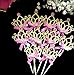 MAGICMAI Cupcake Toppers Gold Glitter Crown Cake Decoration Dessert Table Birthday Party Decor 20 Pieces