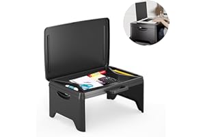 Tlingsd Folding Lap Desk for Bed with Compartments Storage Pocket,Color Foldable Laptop Table for Children's Activities,Bed D