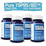 4x Tribulus Terrestris 1000mg X 90 Capsules, 95% Steroidal Saponins, 80% Protodioscin (33% Bulk Savings)