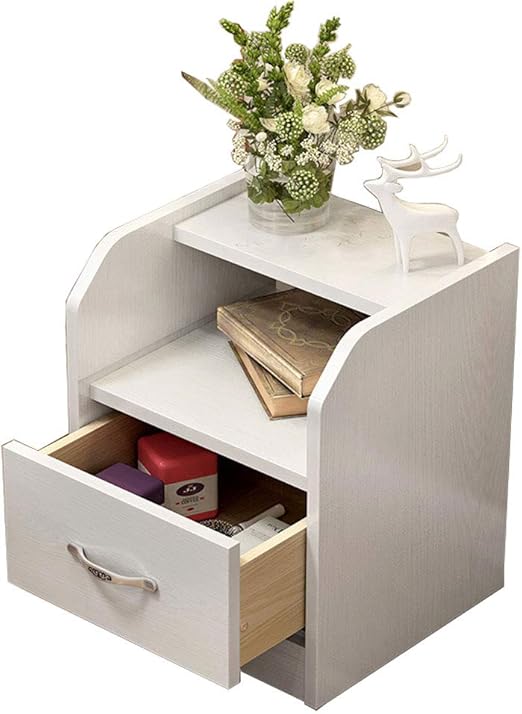 Bedside Table Night Stand Table Side Tables Bed Side Nightstand Set For Bedroom With Storage Small Cabinet Modern Style Wood Look Modern Storage Unit 36 36 48cm Single Drawer