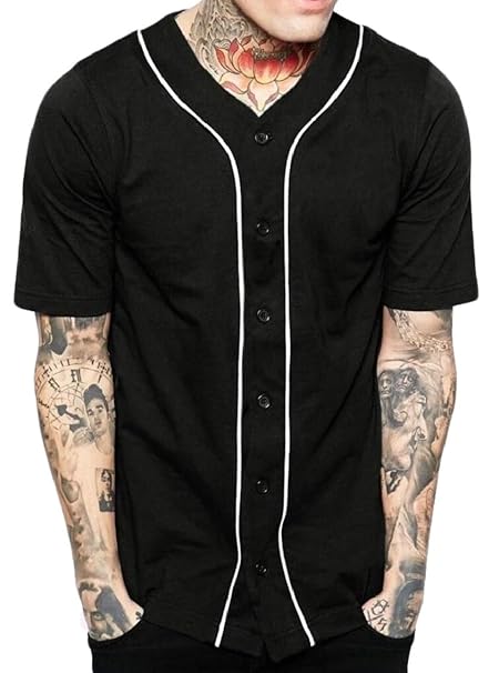 camisas de beisbol para hombre