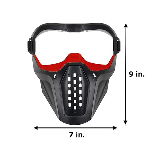 Pack Tactical Face Mask Protective Goggles – Eye Protection for