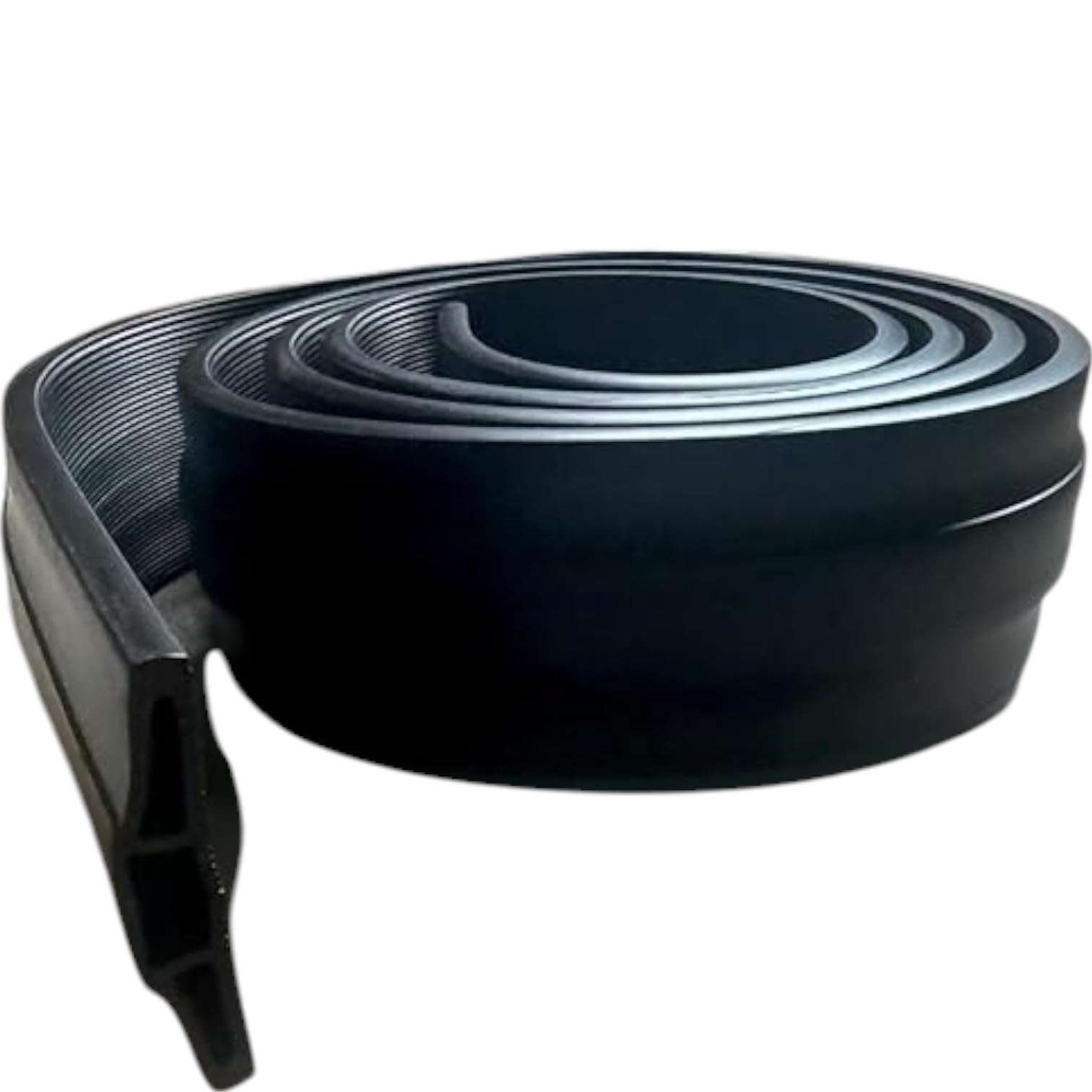 Prohome Floor Cable Protector Heavy Duty Rubber Wire Cover Non-Slip Protect Cables & Prevent Trip Hazards Outdoor Cord Protector (1.8m)