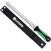 PAXLINSEN PAXLINSEN Stainless Steel Garden Knife with 7.8" Blade with New Handle, Double Side Utility Sod Cutter Lawn Repair 