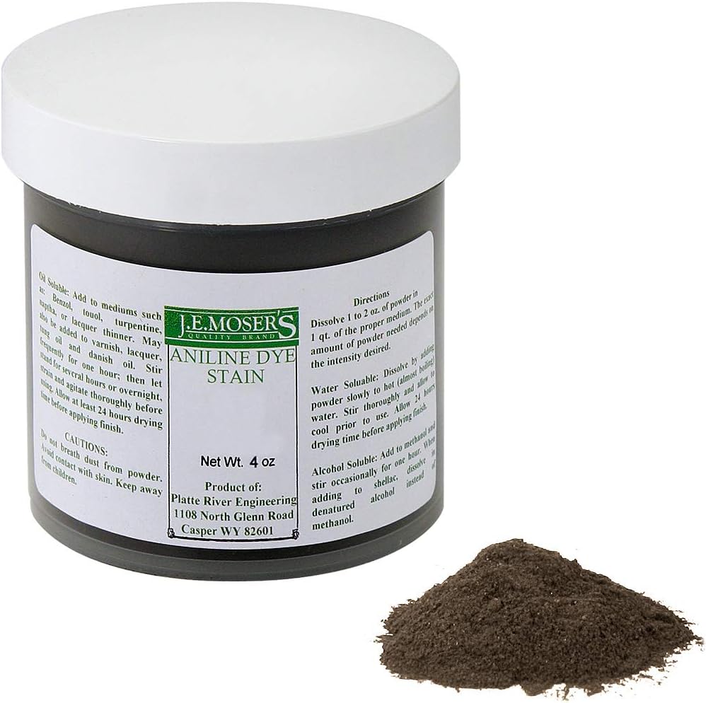 J.E. Moser's 844771, Finishes, Wood Stains & Dyes, Water Soluble Medium