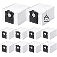 10-Pack 4L Dust Bags Compatible with Dreame D10 Plus Gen 2, D20 Air Plus, L10s Plus and GoVac 200 Robot Vacuums, Disposable R