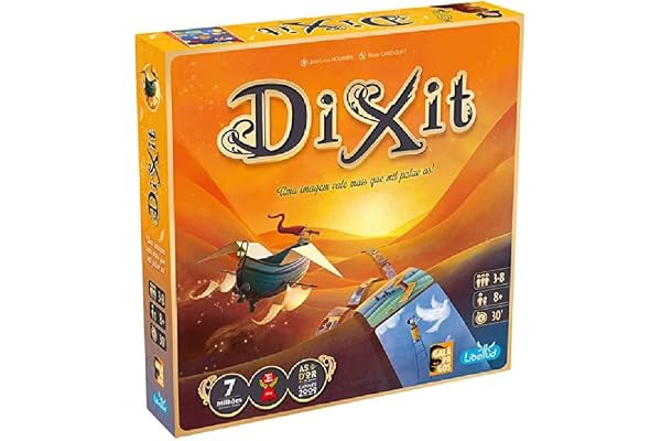 Asmodee, Dixit, Jogo de Tabuleiro para Família, 3 a 8 jogadores, Idade +8, Partidas de até 30 minutos Asmodee, Dixit, Jogo de Tabuleiro para Família, 3 a 8 jogadores, Idade +8, Partidas de até 30 minutos