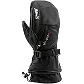 Swany Women's X-Calibur Sports Insulated Warm Durable Breathable Flexible Waterproof Leather Winter Ski Mittens