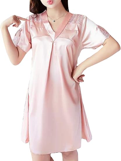 Amazon Co Jp インナーウエア ナイトウエア レディース スリップ 透け透け スケスケ シースルー ベビードール パジャマ セクシー 半袖 ワンピース オレンジ ピンク レッド M L Xl 2xl ファッション