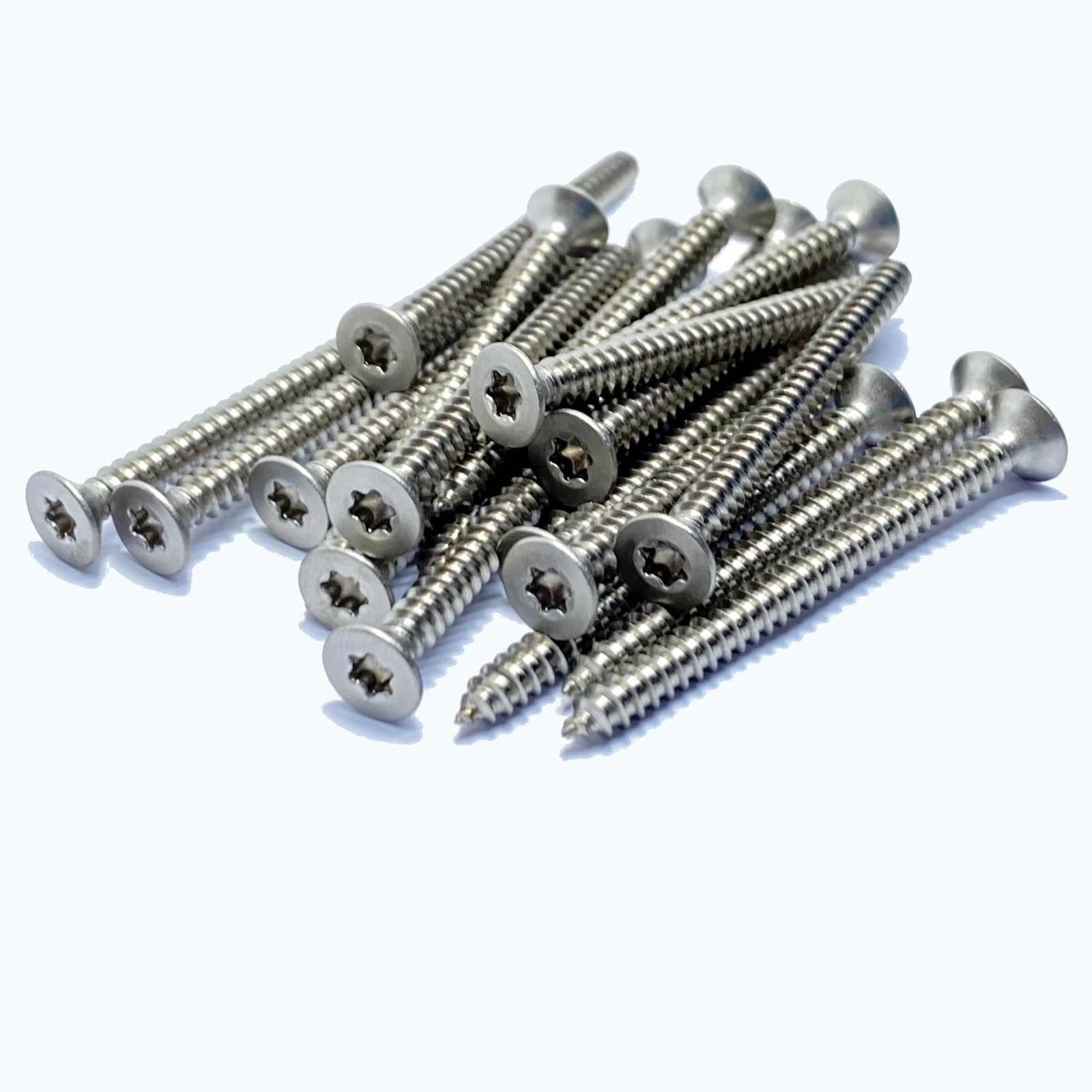 4.2mm x 50mm Torx Countersunk Self Tapping Screw ISO14586 A4 (316) Stainless Steel (Pack of 20)