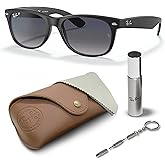 Ray-Ban RB2132 NEW WAYFARER CLASSIC Square Shaped Sunglasses for Men & Women with Official RAYBAN Eyewear Kit