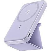 Anker 622 Magnetic Battery (MagGo), 5,000mAh Foldable Magnetic Wireless Portable Charger with Stand and USB-C Port (On The Side), Magsafe-Compatible for iPhone 16/15/14/13 Series