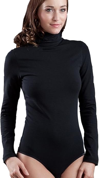 turtleneck thong bodysuit