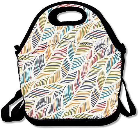 MAGGIE SALAS Like Leaves Convenient Lunch Bag Travelling Picnic Storage Bags Backpack Handbag