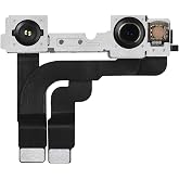 Risidamoy Front Camera Replacement for iPhone 12 Pro Max 12MP | Facing Lens Module Flex Cable with Structured Light Receiver Replace Transmitter Sensor Connector for 12Promax
