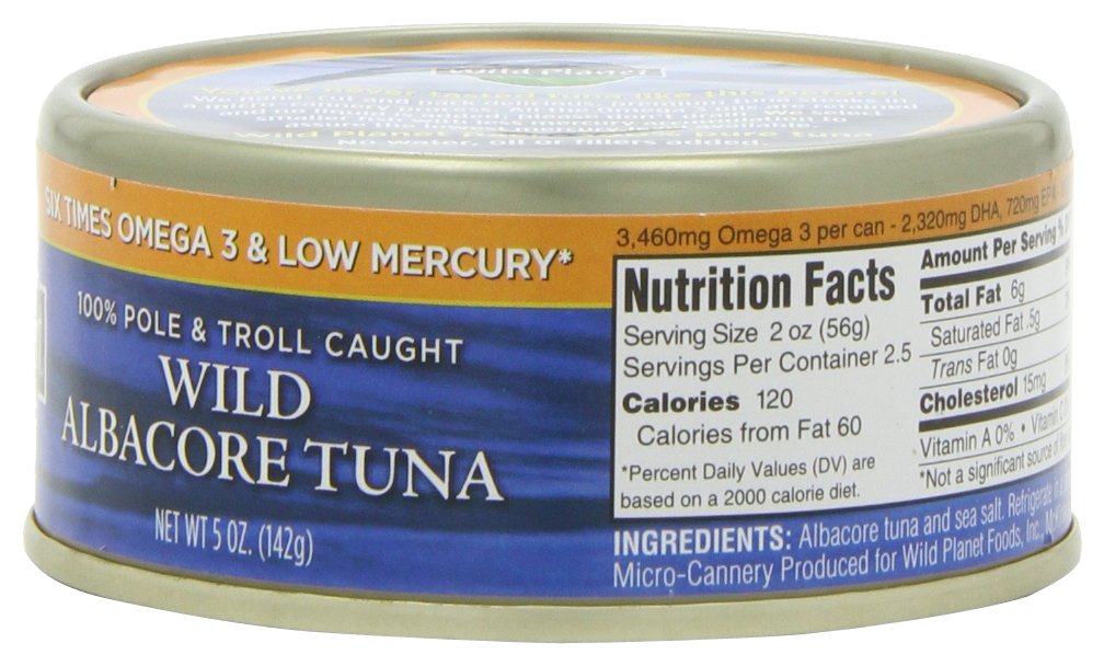 How many calories are in a can of tuna?