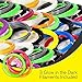 Clearance Sale 3D Pen Filament Refill Pack by D.U.A Brand - 852 Linear Feet of Creativity in 26 Unique Colors Including 3 Glow in The Dark - 1.75mm ABS Plastic in 32 Foot Spools