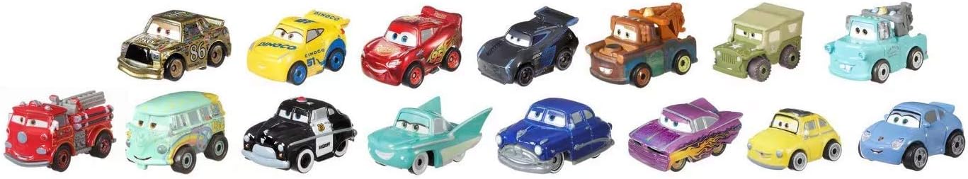 disney cars mini racers 15 pack