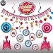 Birthday Decorations for Kids - Birthday Party Supplies for Girls and Boys All in One Pack - Light Blue by K-F Decorations