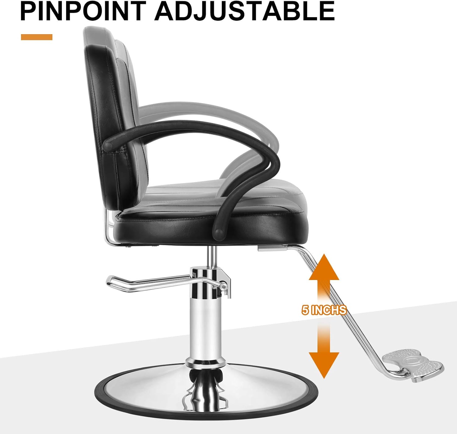 Artist Hand Barber Chair Hydraulic Barber Chair Salon Chair Tattoo Chair Salon Equipment for Hair Stylist: Kitchen & Dining