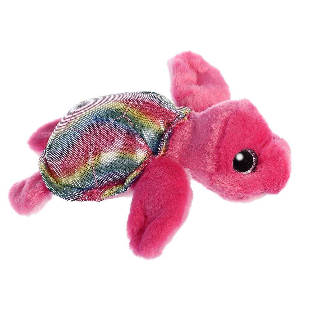 Aurora, 61021, Sparkle Tales, Oceana Turtle, 7In, Soft Toy, Hot Pink