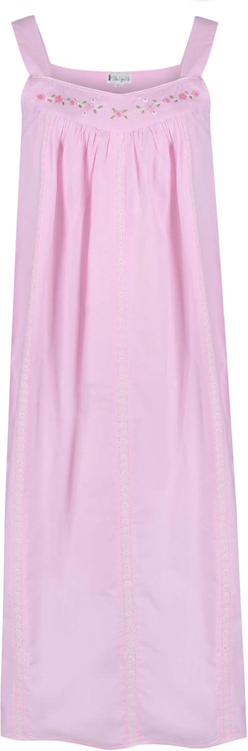 The 1 for U Nightgown 100% Cotton Sleeveless + Pockets Meghan at  Women’s Clothing store