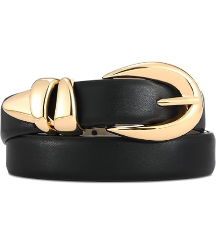 XZQTIVE Leather Belts for Women Casual Fashion Waist Belt for