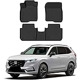 DESLE Honda CRV Floor Mat,All-Weather.Full Covered Floor Mat,1st & 2nd Row Liner,Rubber.Not Plastic, Not a Mix of Rubber and 