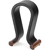 ONEGenug Wooden Headset Stand,Universal Earphone Hanger Holder for Gaming Headsets & DJ Studio Headphones Desktop Headphone Rack for All Headphone Size