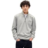 GAP Men's Heritage Quarter Zip Mockneck Fleece