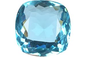 GEMHUB Gemstones For Jewerly Pink Topaz | Green Amethyst | Blue Topaz | Color-Change Alexandrite Pear | Square | Cushion Jewelry Making