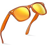 Retro Rewind Translucent Frame Colorful Neon 80s Mirrored Sunglasses for Men Women