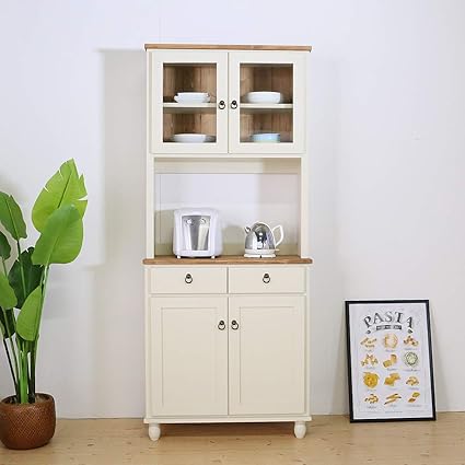 Amazon Co Jp フレンチカントリー家具 食器棚 白 カップボード 幅78 手作り ナチュラル 北欧カントリー風 カントリー調 Tkc 1704wh ホーム キッチン