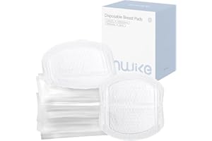 ANWIKE 40 Count Disposable Nursing Pads, Super Absorbent and Leak-Proof Breast Pads for New Moms, Ultra-Thin, Soft and Comfortable, Ideal for Day and Night Use