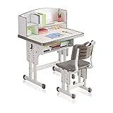 WGLAWL Kids' Study Desk Chair Sets, Adjustable