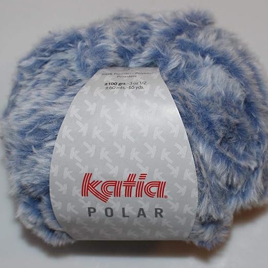 Lanas Katia Polar Ovillo de Color azulon: Amazon.es: Hogar